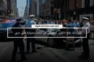 إجراءات رفع دعوى تعويض عن حادث سيارة في دبي