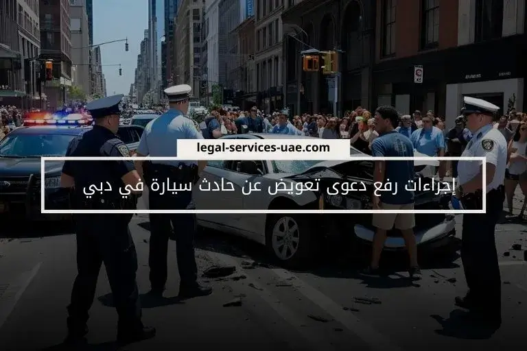 إجراءات رفع دعوى تعويض عن حادث سيارة في دبي