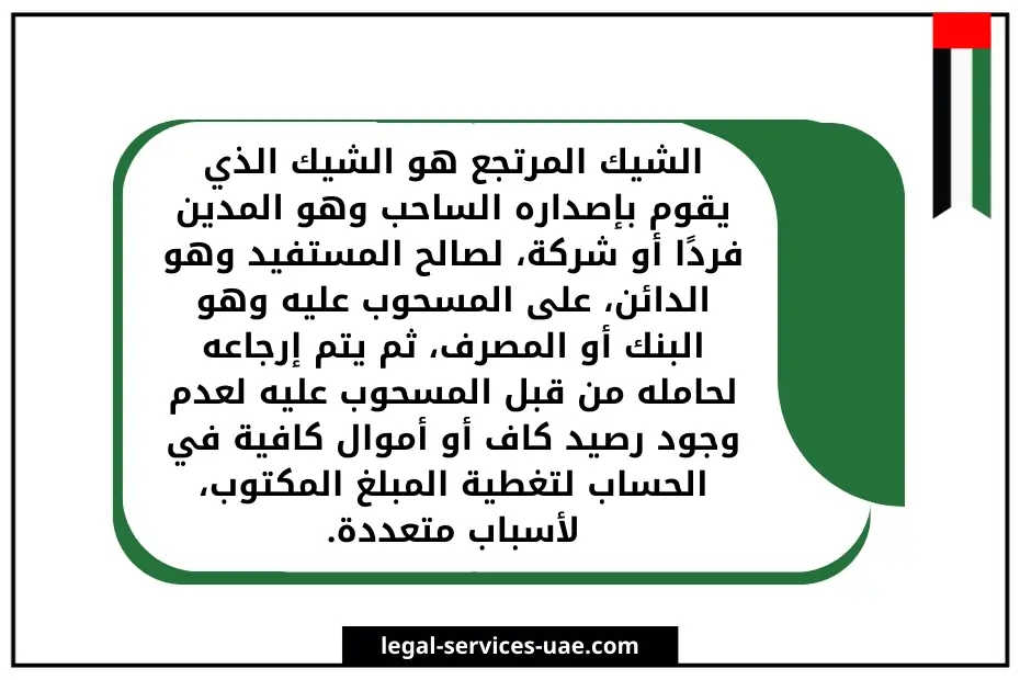 عقوبة شيك مرتجع في الإمارات 3 شيك مرتجع في الإمارات