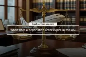 When does a deportation order expire in the UAE