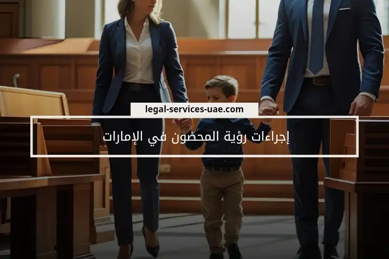 إجراءات رؤية المحضون في الإمارات