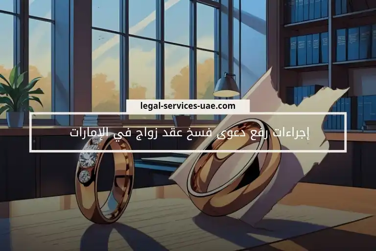 إجراءات رفع دعوى فسخ عقد زواج في الإمارات