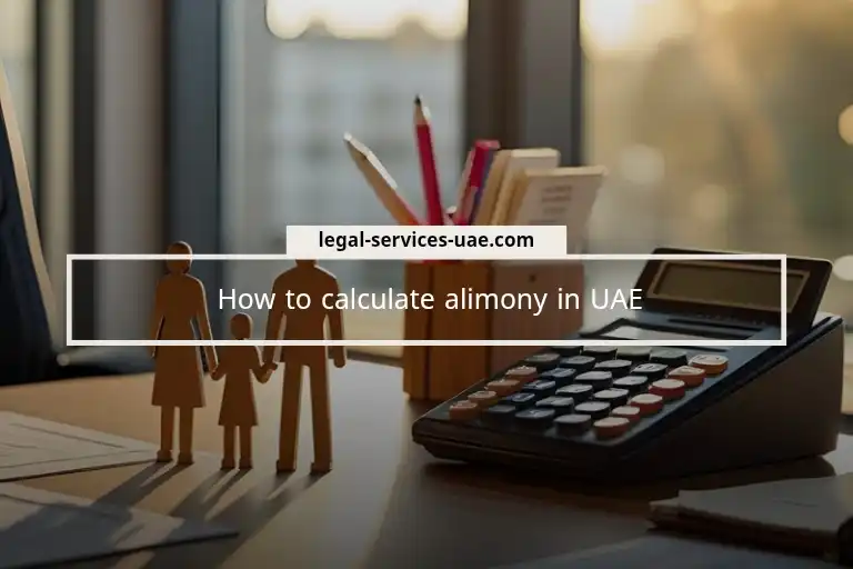 How to calculate alimony in UAE