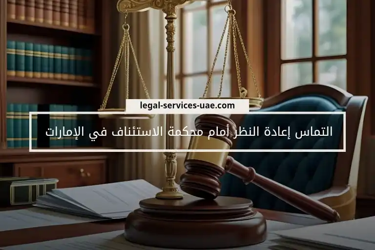 التماس إعادة النظر أمام محكمة الاستئناف في الإمارات