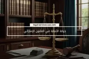 خيانة الأمانة في القانون الإماراتي