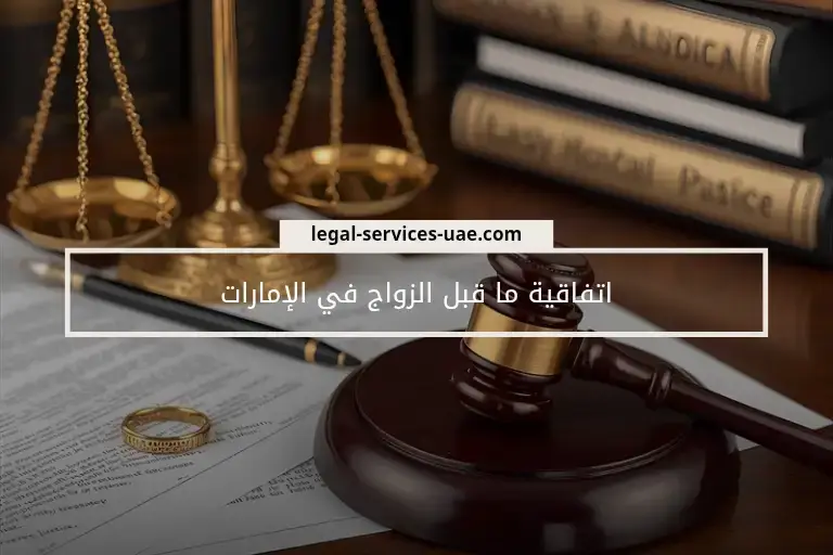 اتفاقية ما قبل الزواج في الإمارات