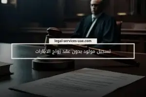 تسجيل مولود بدون عقد زواج الامارات