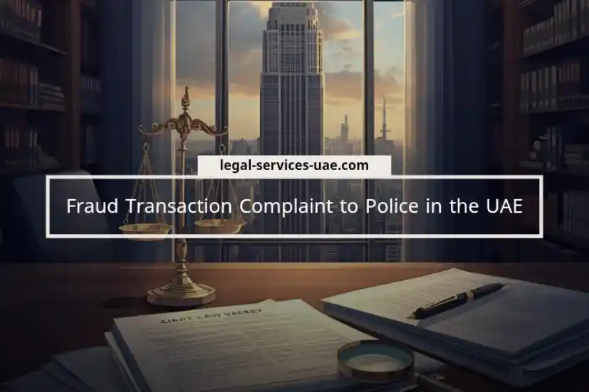 Fraud Transaction Complaint to Police in the UAE